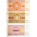 Belarus 50 Kopeck - 5000 Roubles (1992-1998) Banknotes Lot of 3 Banknotes