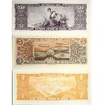 Brazil 2 - 50 Cruzeiros (1958-1962) Banknotes Lot of 3 Banknotes