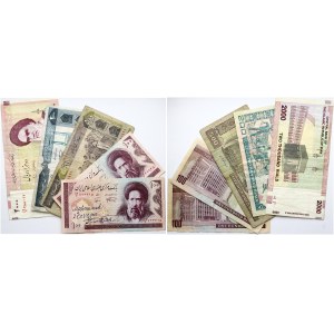 Iran 100 - 2000 Rials (1982-2013) Banknotes Lot of 5 Banknotes