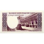 Laos 50 Kip ND (1963-1976) Banknote