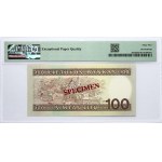 Lithuania 100 Litų 1991 (ND1993) Daukantas Banknote SPECIMEN PMG 65 EPQ