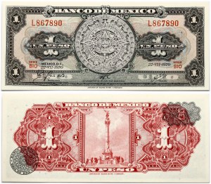 Mexico 1 Peso 1970 Banknote
