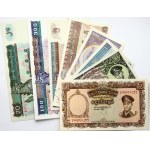 Myanmar 5 - 100 Kyats (1958-1996) Banknotes Lot of 8 Banknotes