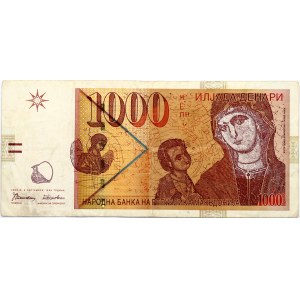 North Macedonia 1000 Denari 1996 Banknote