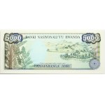 Rwanda 5000 Francs 1988 Banknote