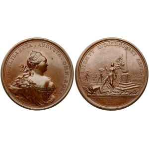 Russia Medal (1754) for the termination of boundary disputes (R) RARE