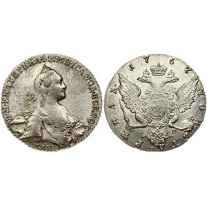 Russia 1 Rouble 1767/6 СПБ-АШ