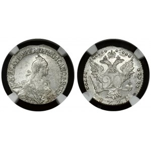 Russia 20 Kopecks 1771 СПБ St. Petersburg NGC AU 53