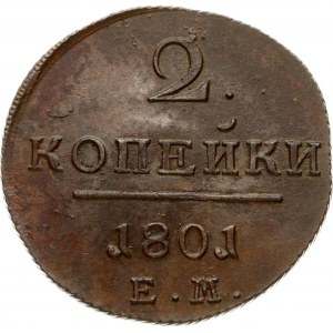 Russia 2 Kopecks 1801 EM