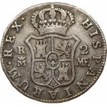 Spain 2 Reales 1793 MMF - VF