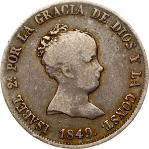 Spain 4 Reales 1849 MCL - VF