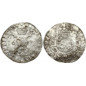 Spanish Netherlands BRABANT 1 Patagon 1678 Antwerp (R3)