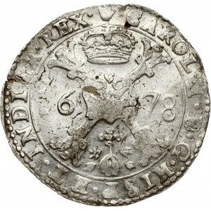 Spanish Netherlands BRABANT 1 Patagon 1678 Antwerp (R3)