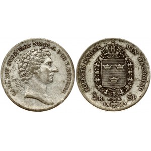 Sweden 1/4 Riksdaler 1834 CB