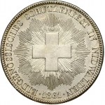 Switzerland 5 Francs 1861 Nidwalden Shooting Festival