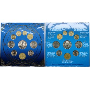Thailand 25 Satang - 5 Baht (1957-1996) Kingdom of Thailand SET Lot of 10 Coins