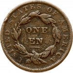 USA 1 Cent 1837 Philadelphia 'Liberty Head / Matron Head Modified' RARE TYPE