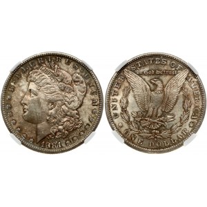 USA 1 Dollar 1881 S 'Morgan Dollar' NGC MS 64