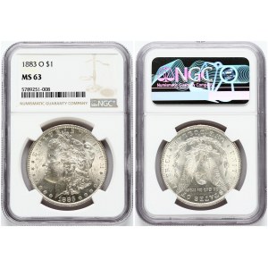 USA 1 Dollar 1883 O 'Morgan Dollar' NGC MS 63