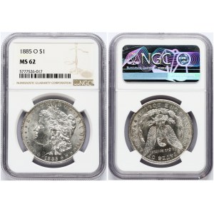 USA 1 Dollar 1885 O 'Morgan Dollar' NGC MS 62