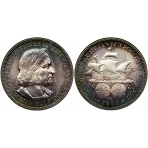USA 1/2 Dollar 1892 Columbian Exposition ANACS MS 62