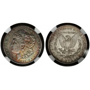 USA 1 Dollar 1898 'Morgan Dollar' O NGC MS 64