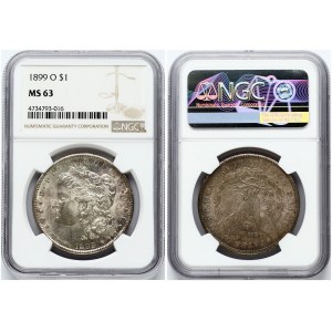 USA 1 Dollar 1899 O 'Morgan Dollar' NGC MS 63