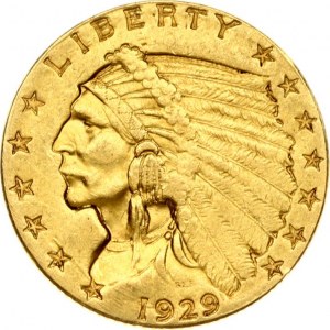 USA 2½ Dollars 1929 Philadelphia - XF+