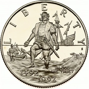 USA 1/2 Dollar 1992 S Columbus Voyage - 500th Anniversary