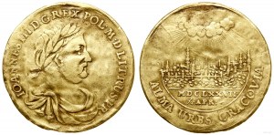 Poland, donative weighing 3 ducats, 1677