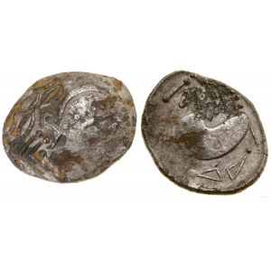 Eastern Celts, Schnabelpferd type tetradrachma, c. 2nd century BC