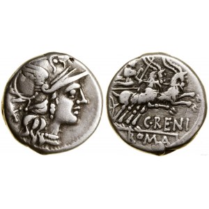 Roman Republic, denarius, 138 B.C., Rome