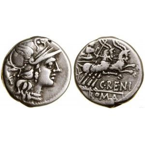 Republika Rzymska, denar, 138 pne, Rzym