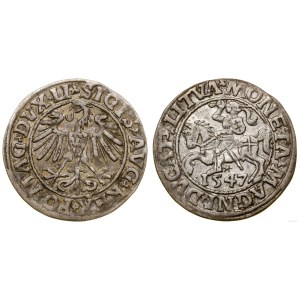 Polska, półgrosz litewski, 1547, Wilno