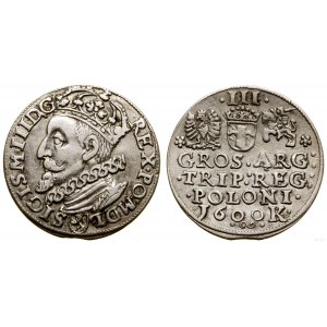 Polska, trojak, 1600, Kraków