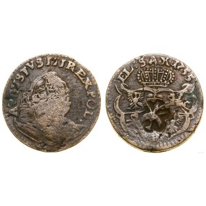 Poland, penny, 1755, Gubin or Grünthal