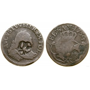 Poland, penny, 1754, Gubin or Grünthal