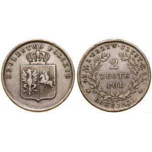 Polska, 2 złote, 1831 KG, Warszawa