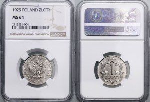 Polska, 1 złoty, 1929, Warszawa