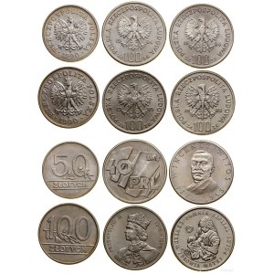 Poland, set of 10 coins, 1984-1990, Warsaw