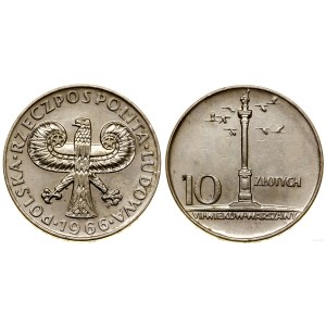 Polska, 10 złotych, 1966, Warszawa
