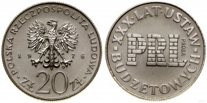 Poland, 20 zloty, 1976, Warsaw