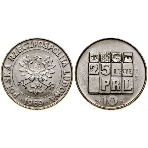 Poland, 10 zloty, 1969, Warsaw