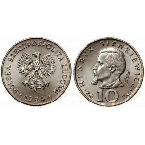 Polska, 10 złotych, 1974, Warszawa