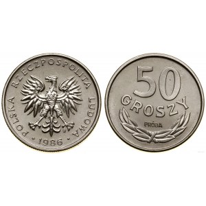 Polska, 50 groszy, 1986, Warszawa