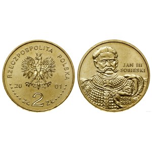 Polen, 2 Zloty, 2001, Warschau