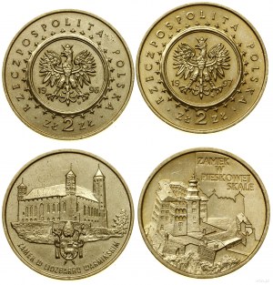 Polska, zestaw 2 x 2 złote, Warszawa