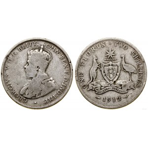 Australia, 2 szylingi (floren), 1912, Londyn