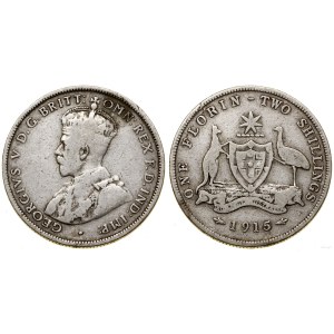 Australia, 2 szylingi (floren), 1915, Londyn