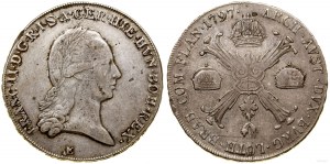 Niderlandy austriackie, talar (Kronentaler), 1797 E, Alba Iulia (Karlsburg)